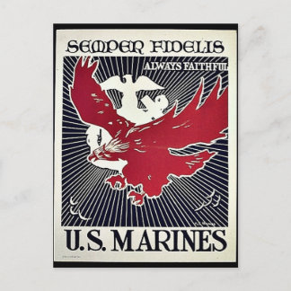 Semper Fidelis Postcard