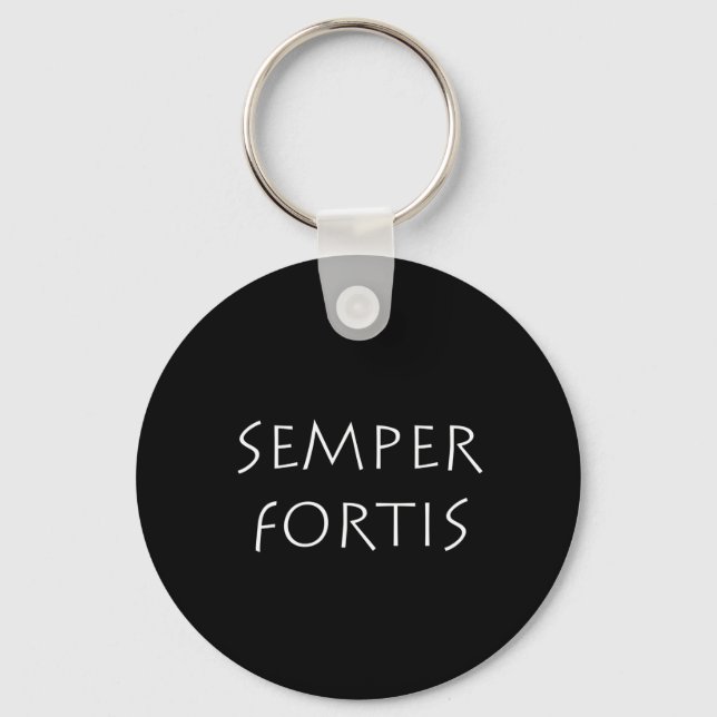 Semper fortis keychain (Front)