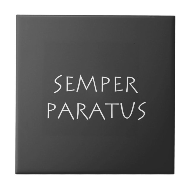 Semper paratus tile (Front)