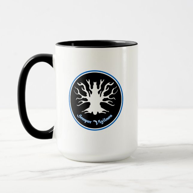 Semper Vigilans mug 1 (Left)