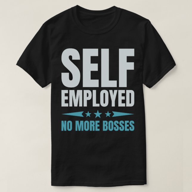 Semployed No More Bosses T-Shirt (Design Front)