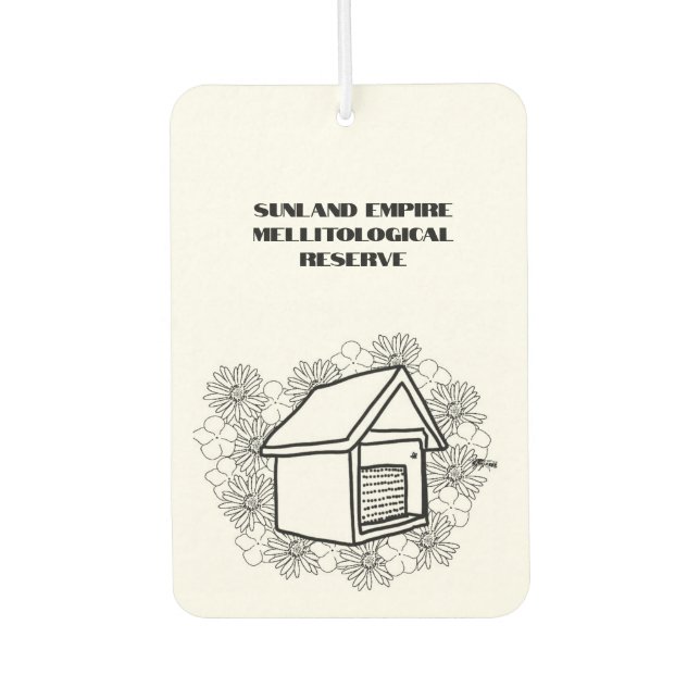 SEMR Air Freshener, Onyx Fro Air Freshener (Front)