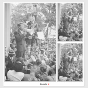 Sen. Robert Kennedy Campaigning for US President  