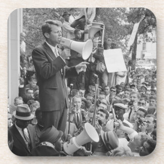 Sen. Robert Kennedy Campaigning for US President Coaster