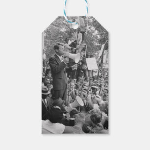 Sen. Robert Kennedy Campaigning for US President Gift Tags