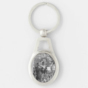 Sen. Robert Kennedy Campaigning for US President   Keychain