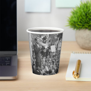 Sen. Robert Kennedy Campaigning for US President   Paper Cups