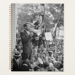 Sen. Robert Kennedy Campaigning for US President Planner