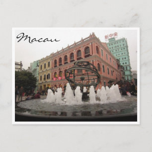 senado macau colours postcard