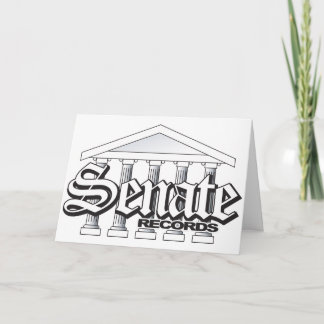 Senate Records Card Template