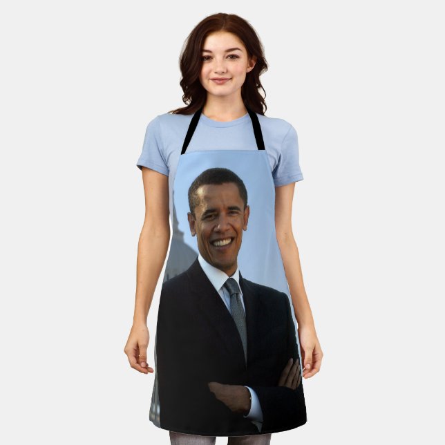 Senator Portrait, American President Barack Obama Apron (Worn)