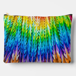 Senbazuru or one thousand origami cranes accessory pouch
