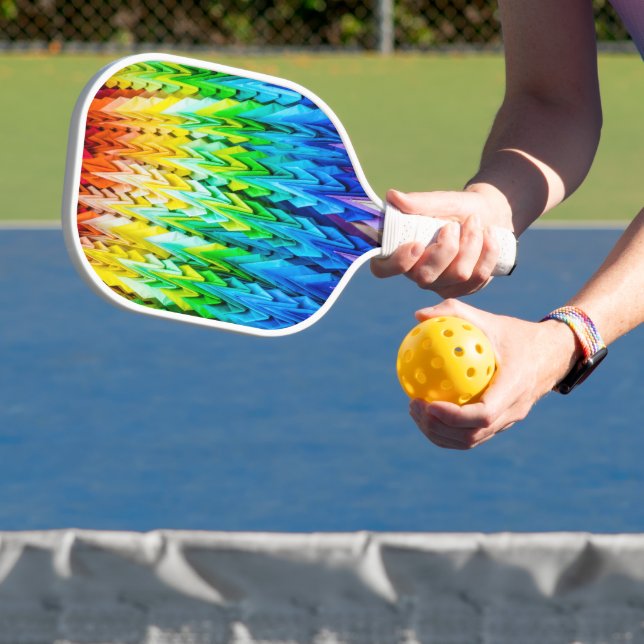 Senbazuru or one thousand origami cranes pickleball paddle (Insitu)