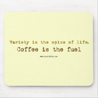 Send Coffee slogan - mousepad