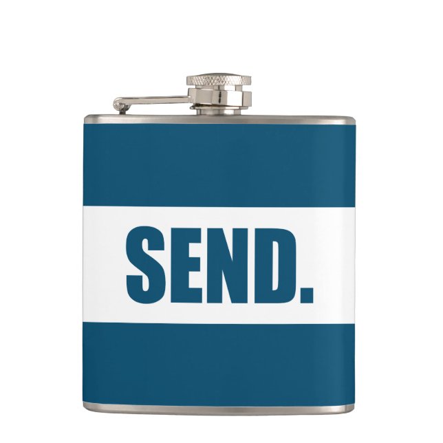 Send Hip Flask (Front)