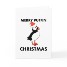 Send Merry Puffin Christmas Cards this Holiday