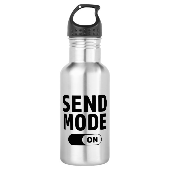 Send Mode On 532 Ml Water Bottle (Front)
