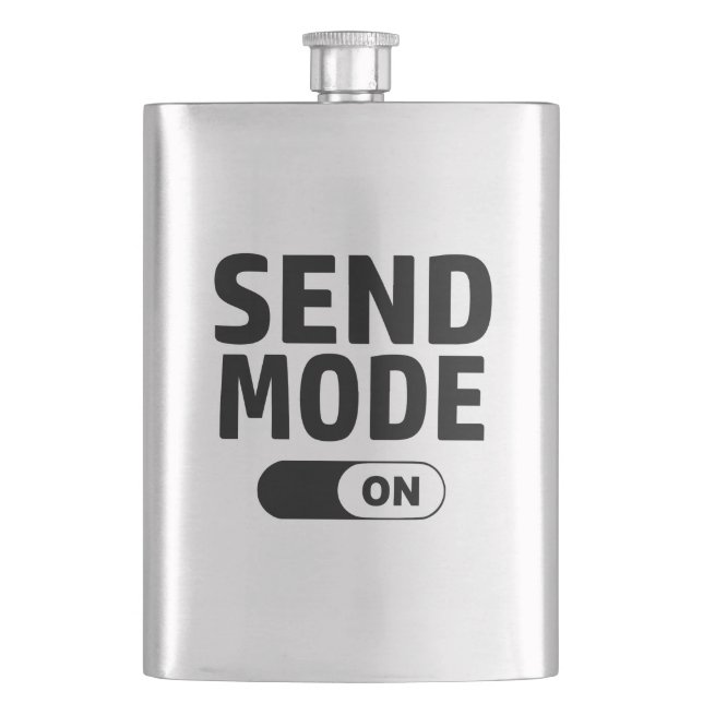 Send Mode On Hip Flask (Front)