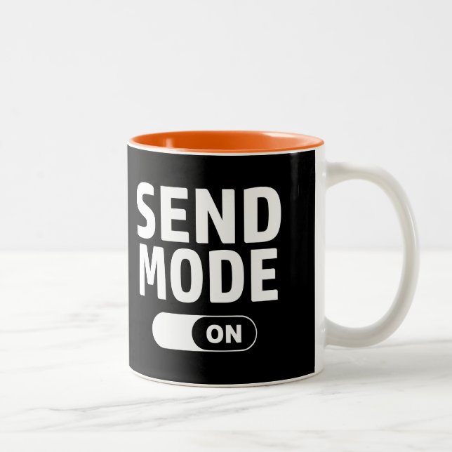 Send Mode On Two-Tone Coffee Mug (Right)