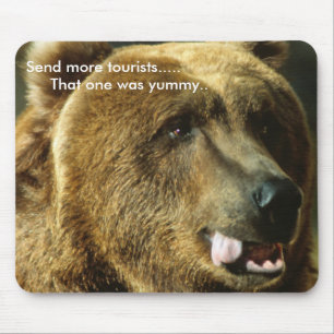 Send more tourist mouse pad