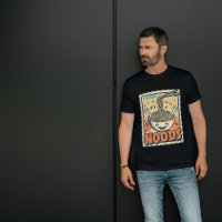 Send Noods - Funny Noodle Pun Retro Stamp Design