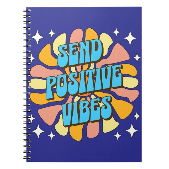 Send Positive Vibes Notebook (Front)