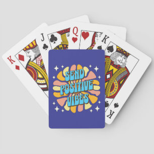 Send Positive Vibes Playing Cards