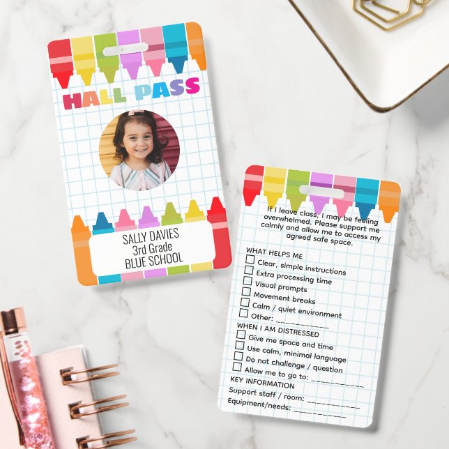 SEND Student Support Crayon Maths Pass Badge (Office)