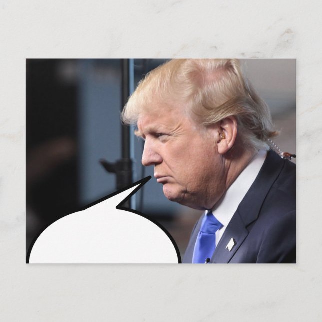 Send your Own Message #TheIdesOfTrump Postcard (Front)
