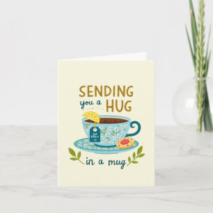 Sending a Hug in a Mug Get Well Card