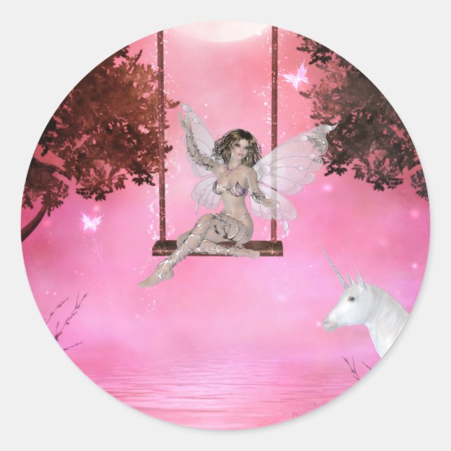 Sending for the Unicorn - Fantasy Stickers (Front)