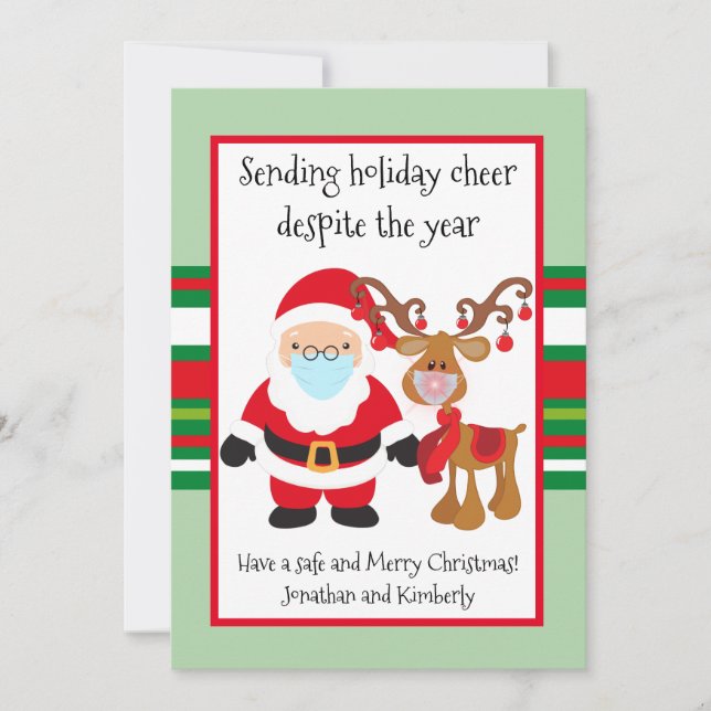 Sending Holiday Cheer Despite the Year Card (Front)