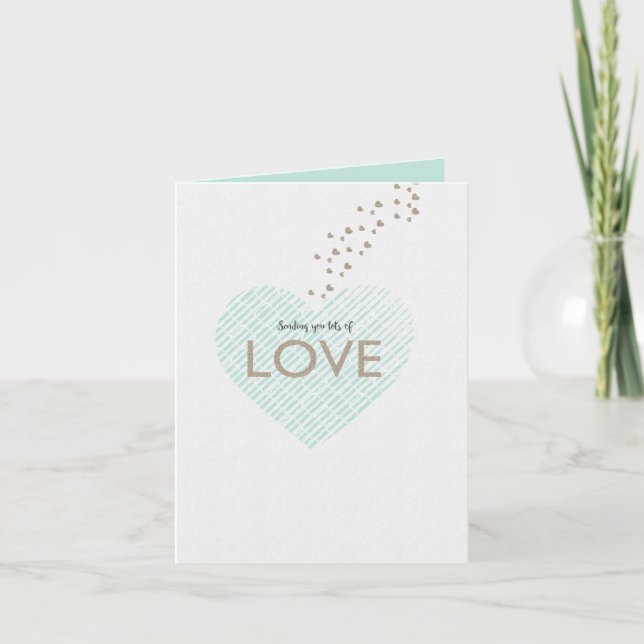 Sending Lots of Love Holiday Card (Front)