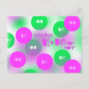 Sending Love From Home Again and Again Postcard