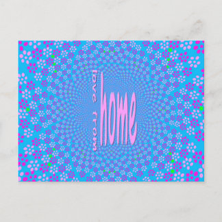 Sending Love From Home Postcard