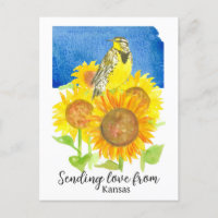 Sending Love From Kansas Meadowlark Sunflowers