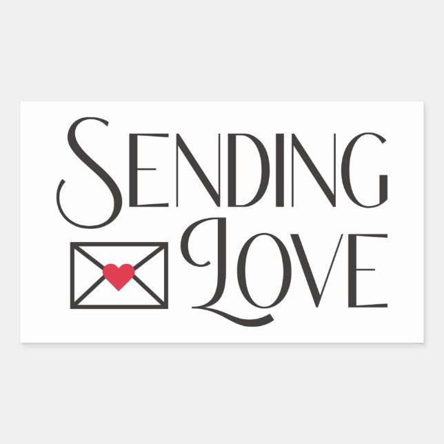 Sending Love Sticker (Front)