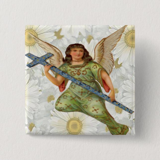 Sending Message Angel Button (Front)