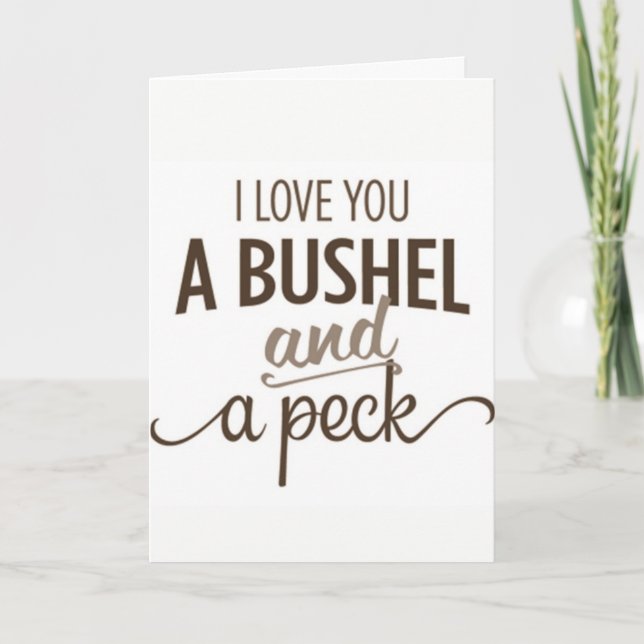 SENDING "MY LOVE" TO YOU at **CHRISTMAS** Holiday Card (Front)