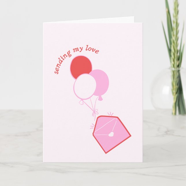 Sending My Love- Valentine's Day Card (Front)