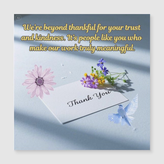 Sending Thanks Your Way (Front)