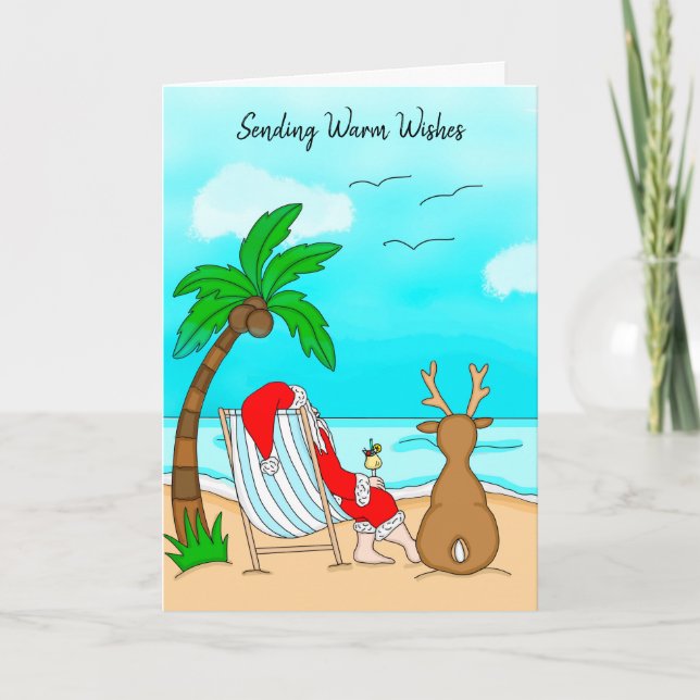 Sending Warm Wishes from the Snowbirds Christmas   Card (Front)