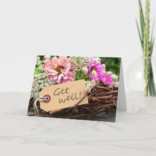 SENDING WISHES FOR YOU TO "GET WELL" SOON HOLIDAY CARD
