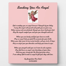 Sending You An Angel Plaque