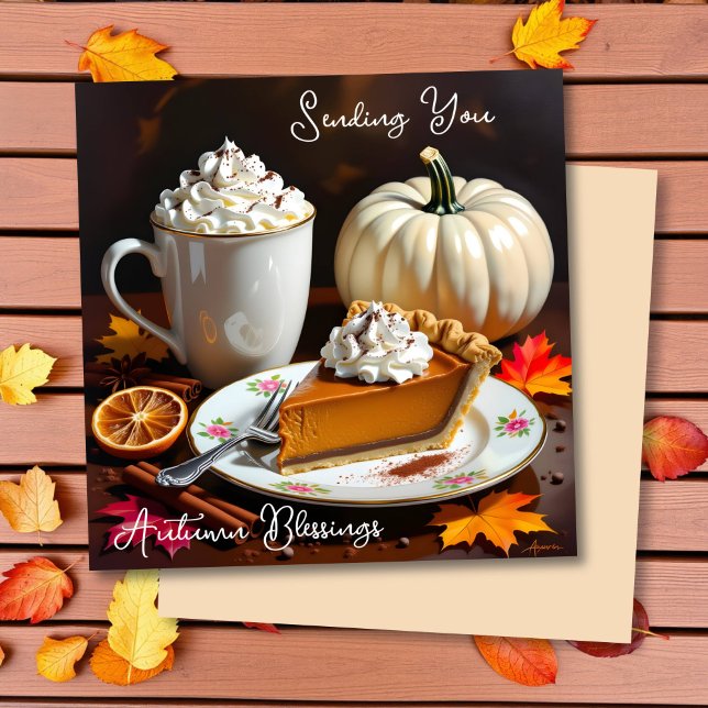 Sending You Autumn Blessings Card (Creator Uploaded)