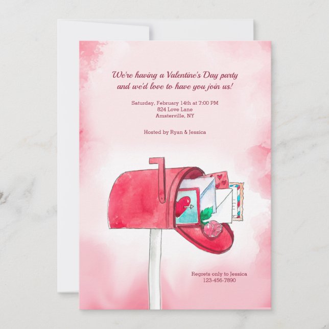 Sending You Love Invitation (Front)