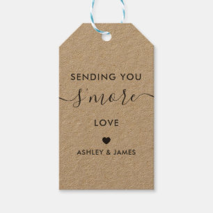 Sending You S'more Love Tag, Wedding Tag, Kraft Gift Tags