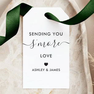 Sending You S'more Love Tag, Wedding Tag, Kraft Gift Tags