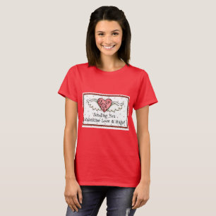 Sending You Valentine Love And Hugs T-Shirt