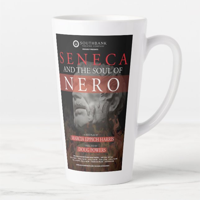 Seneca and the Soul of Nero - Latte Mug (Right)